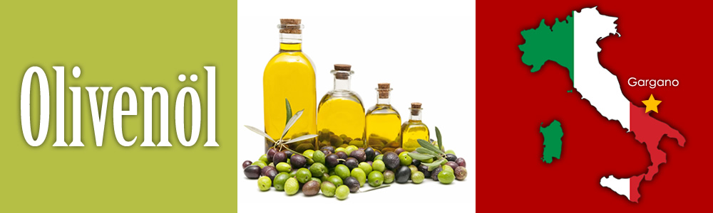 Italienische Olivenöl Gpuro aus Gargano